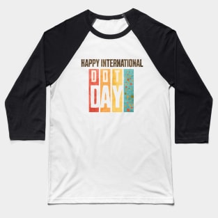 Colorful International Dot Day Baseball T-Shirt